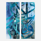 Letters: Waw & Kaf — Uncategorized, Painting, Paintings, photo into canvas